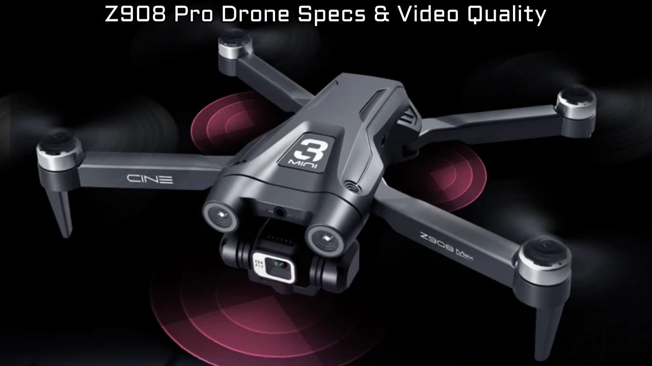 z908 pro drone specs video quality