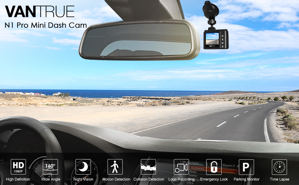 Vantrue N1 Pro Mini Dash Cam